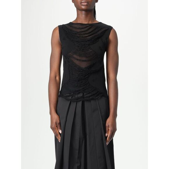 Mm6 Maison Margiela Top Woman Black